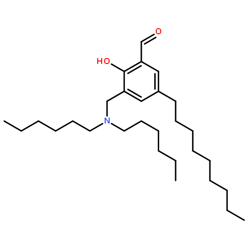 BENZALDEHYDE, 3-[(DIHEXYLAMINO)METHYL]-2-HYDROXY-5-NONYL-