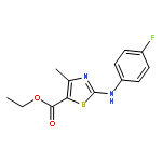 Ethyl 2-((4-fluorophenyl)amino)-4-methylthiazole-5-carboxylate