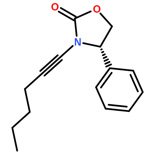 2-OXAZOLIDINONE, 3-(1-HEXYNYL)-4-PHENYL-, (4S)-