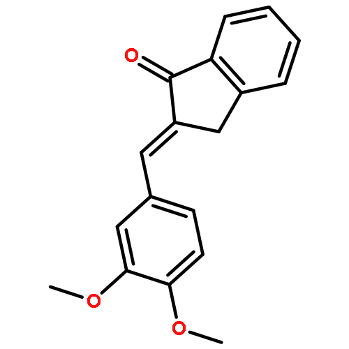 1H-INDEN-1-ONE, 2-[(3,4-DIMETHOXYPHENYL)METHYLENE]-2,3-DIHYDRO-