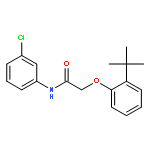 2-(2-TERT-BUTYLPHENOXY)-N-(3-CHLOROPHENYL)ACETAMIDE