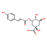 Cyclohexanecarboxylicacid, 1,3,4-trihydroxy-5-[[(2E)-3-(4-hydroxyphenyl)-1-oxo-2-propen-1-yl]oxy]-,(1S,3R,4R,5R)-