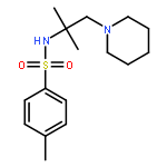 4-methyl-N-[2-methyl-1-(piperidin-1-yl)propan-2-yl]benzenesulfonamide