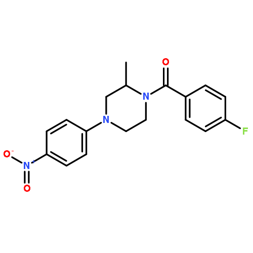 (4-fluorophenyl)-[2-methyl-4-(4-nitrophenyl)piperazin-1-yl]methanone