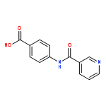 4-[(pyridin-3-ylcarbonyl)amino]benzoic acid