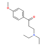 1-Propanone, 3-(diethylamino)-1-(4-methoxyphenyl)-