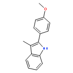 1H-INDOLE, 2-(4-METHOXYPHENYL)-3-METHYL-