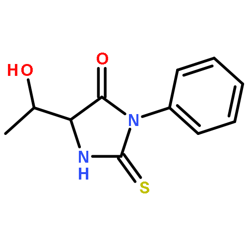 4-Imidazolidinone,5-(1-hydroxyethyl)-3-phenyl-2-thioxo-