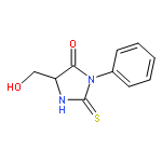 4-Imidazolidinone,5-(hydroxymethyl)-3-phenyl-2-thioxo-