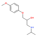 2-Propanol, 1-(4-methoxyphenoxy)-3-[(1-methylethyl)amino]-