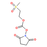 Carbonic acid,2,5-dioxo-1-pyrrolidinyl 2-(methylsulfonyl)ethyl ester