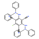 1,3,5-Benzenetricarbonitrile, 2,4-bis(2,2-diphenylhydrazino)-6-fluoro-