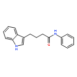 1H-Indole-3-butanamide, N-phenyl-