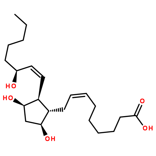 7-Nonenoic acid,9-[(1R,2R,3R,5S)-3,5-dihydroxy-2-[(1E,3S)-3-hydroxy-1-octenyl]cyclopentyl]-,(7Z)-