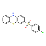 10H-Phenothiazine, 3-[(4-chlorophenyl)sulfonyl]-