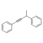 Benzene, 1,1'-(3-methyl-1-propyne-1,3-diyl)bis-