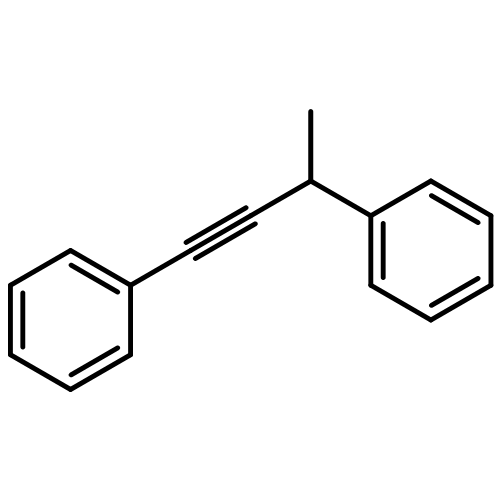 Benzene, 1,1'-(3-methyl-1-propyne-1,3-diyl)bis-