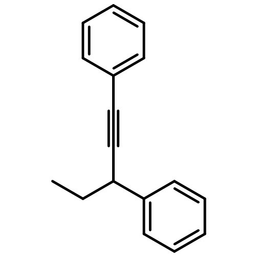 BENZENE, 1,1'-(3-ETHYL-1-PROPYNE-1,3-DIYL)BIS-