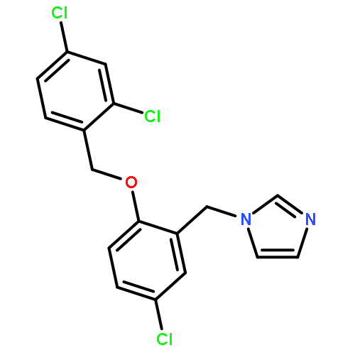 1H-Imidazole,1-[[5-chloro-2-[(2,4-dichlorophenyl)methoxy]phenyl]methyl]-