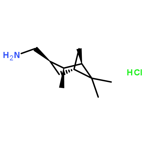 Bicyclo[3.1.1]heptane-3-methanamine,2,6,6-trimethyl-, hydrochloride, [1R-(1a,2b,3a,5a)]- (9CI)