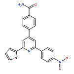 Benzamide, 4-[2-(2-furanyl)-6-(4-nitrophenyl)-4-pyridinyl]-