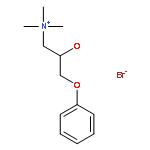 1-Propanaminium, 2-hydroxy-N,N,N-trimethyl-3-phenoxy-, bromide