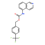 Carbamic acid, 5-isoquinolinyl-, [4-(trifluoromethyl)phenyl]methyl ester