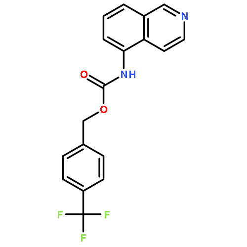 Carbamic acid, 5-isoquinolinyl-, [4-(trifluoromethyl)phenyl]methyl ester