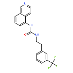 Urea, N-5-isoquinolinyl-N'-[2-[3-(trifluoromethyl)phenyl]ethyl]-