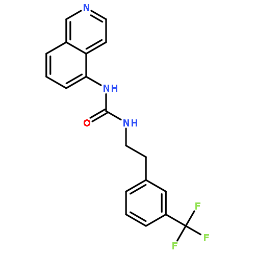 Urea, N-5-isoquinolinyl-N'-[2-[3-(trifluoromethyl)phenyl]ethyl]-