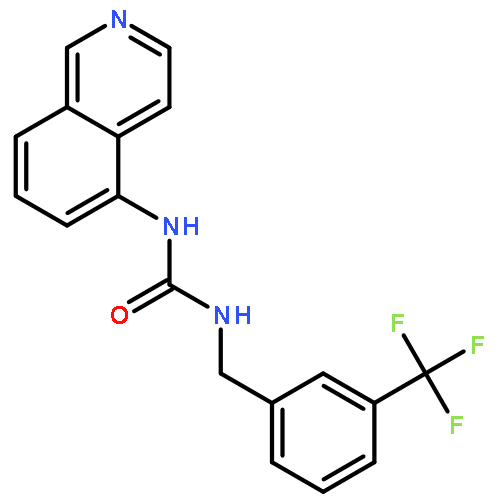 Urea, N-5-isoquinolinyl-N'-[[3-(trifluoromethyl)phenyl]methyl]-