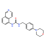 Urea, N-5-isoquinolinyl-N'-[[4-(4-morpholinyl)phenyl]methyl]-