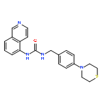 Urea, N-5-isoquinolinyl-N'-[[4-(4-thiomorpholinyl)phenyl]methyl]-