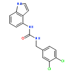 Urea, N-[(3,4-dichlorophenyl)methyl]-N'-1H-indol-4-yl-