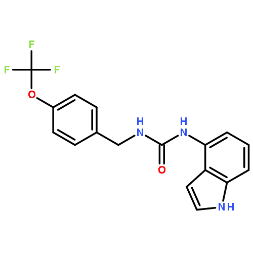 Urea, N-1H-indol-4-yl-N'-[[4-(trifluoromethoxy)phenyl]methyl]-