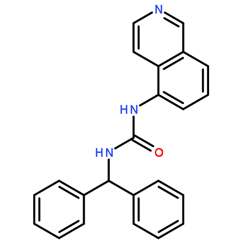 UREA, N-(DIPHENYLMETHYL)-N'-5-ISOQUINOLINYL-