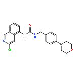 Urea, N-(3-chloro-5-isoquinolinyl)-N'-[[4-(4-morpholinyl)phenyl]methyl]-