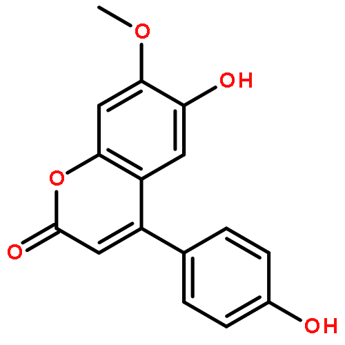 6-hydroxy-4-(4-hydroxyphenyl)-7-methoxy-2H-chromen-2-one