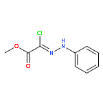 Acetic acid,2-chloro-2-(2-phenylhydrazinylidene)-, methyl ester