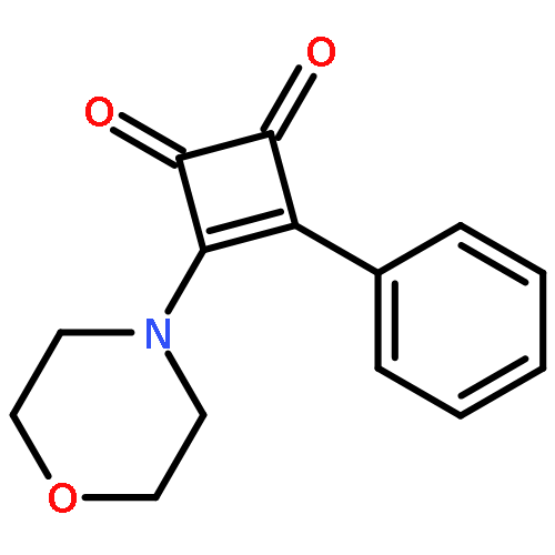 3-CYCLOBUTENE-1,2-DIONE, 3-(4-MORPHOLINYL)-4-PHENYL-