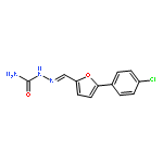 HYDRAZINECARBOXAMIDE, 2-[[5-(4-CHLOROPHENYL)-2-FURANYL]METHYLENE]-