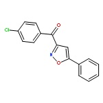 Methanone, (4-chlorophenyl)(5-phenyl-3-isoxazolyl)-