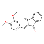 1H-Indene-1,3(2H)-dione, 2-[(3,4-dimethoxyphenyl)methylene]-