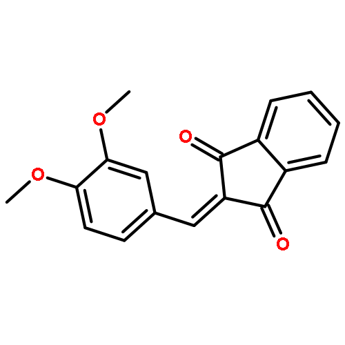 1H-Indene-1,3(2H)-dione, 2-[(3,4-dimethoxyphenyl)methylene]-