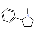 Pyrrolidine, 1-methyl-2-phenyl-, (S)-