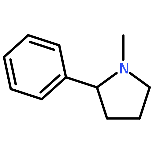 Pyrrolidine, 1-methyl-2-phenyl-, (S)-