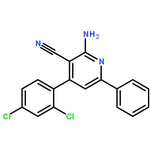 3-Pyridinecarbonitrile, 2-amino-4-(2,4-dichlorophenyl)-6-phenyl-