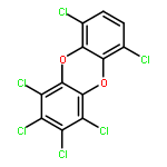 1,2,3,4,6,9-hexachlorooxanthrene