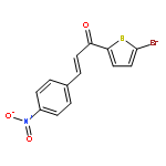 2-Propen-1-one, 1-(5-bromo-2-thienyl)-3-(4-nitrophenyl)-