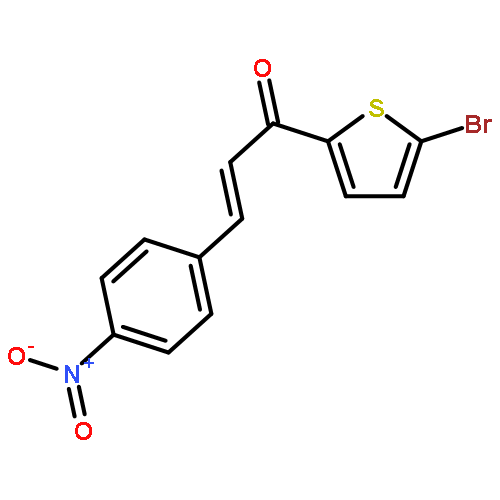 2-Propen-1-one, 1-(5-bromo-2-thienyl)-3-(4-nitrophenyl)-